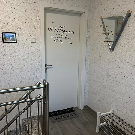 Nordsee In Pewsum Mit Dachterrasse Apartmán
