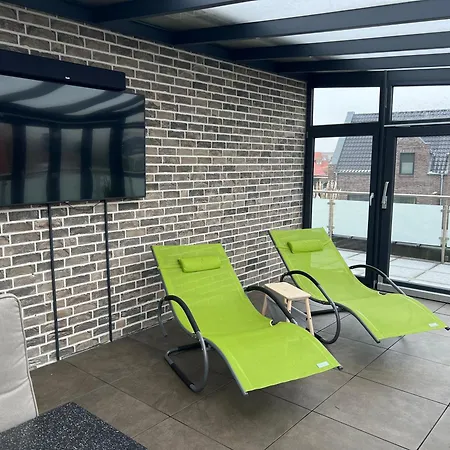 Nordsee In Pewsum Mit Dachterrasse, 2 Schlafzimmer Krummhörn