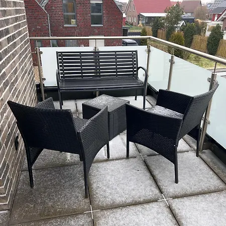 Apartmán Nordsee In Pewsum Mit Dachterrasse